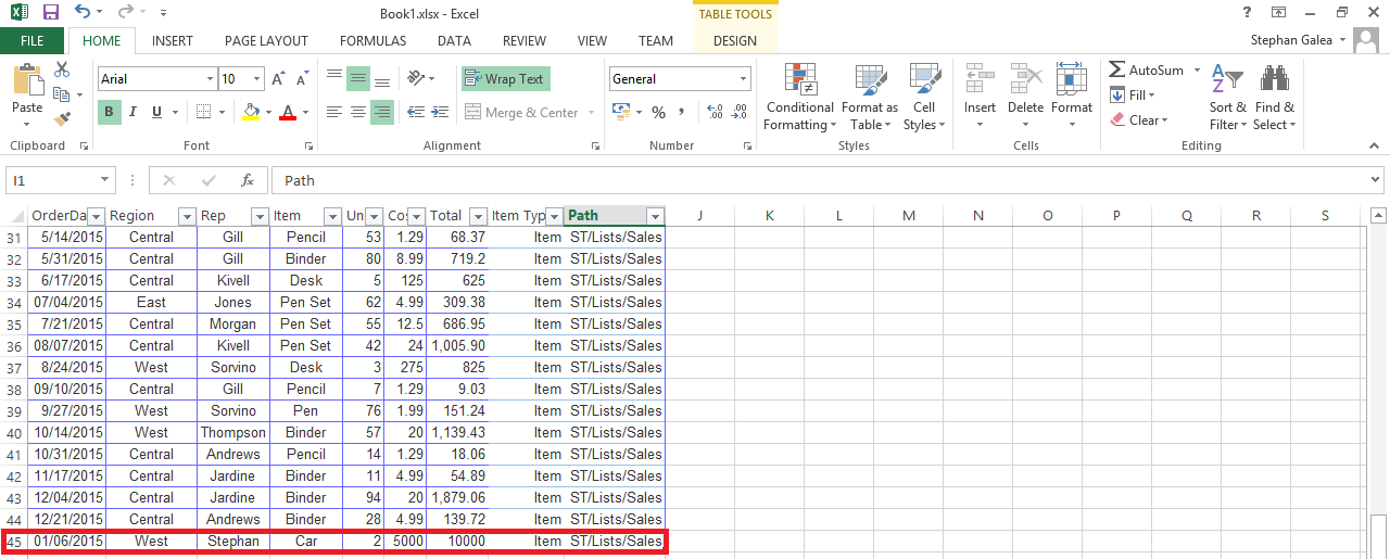 how do you make a spreadsheet shared in excel